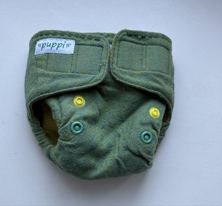 Zestaw dwoch welnianych otulaczy Puppi