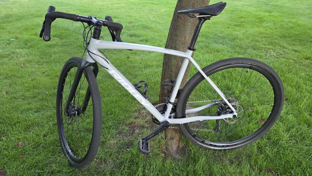 Rower Ridley Kanzo Alu gravel Shimano GRX karbon- uzywany, alestan bdb