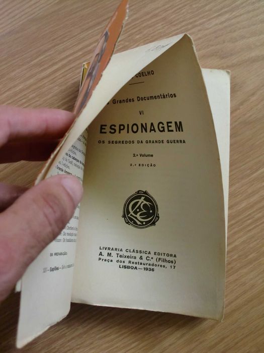 Espionagem - 2ª Volume de Adolfo Coelho