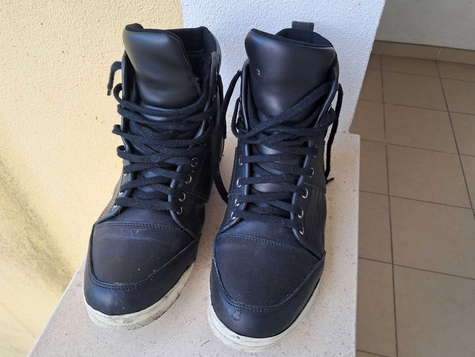 Botas motard novas e casuais
