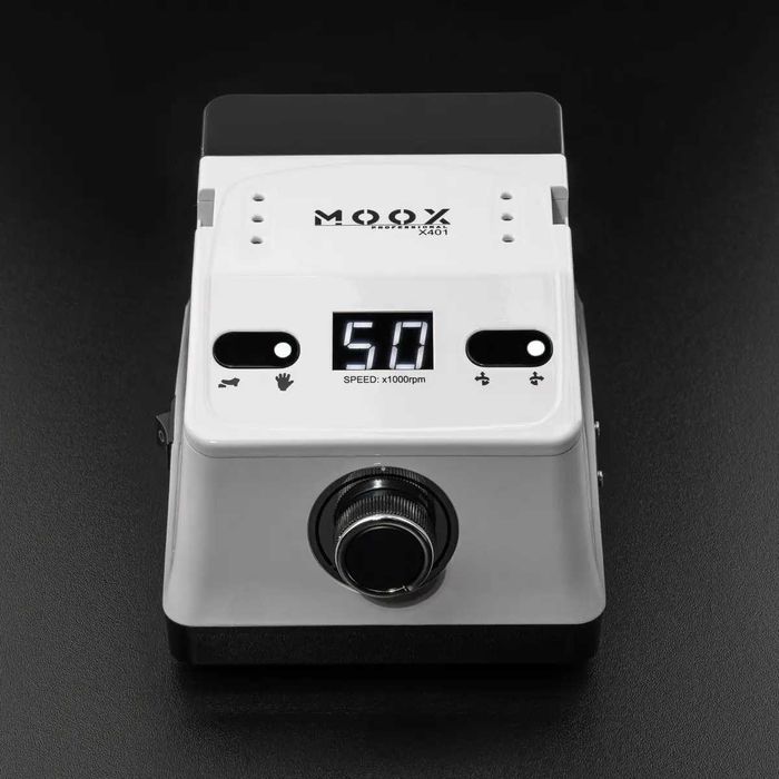 Фрезер для манікюру і педикюру MOOX X401 50 000 об/хв 70W Білий