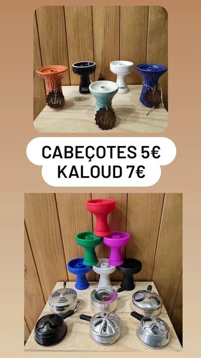 Shisha e acessórios tudo novo