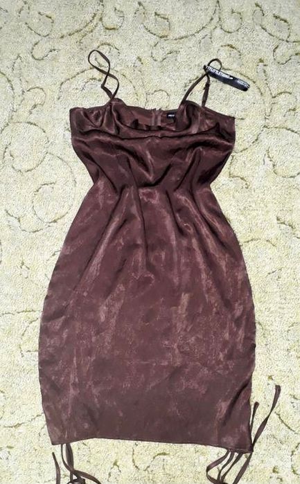 Сукня комбінація нова шоколадного кольору S