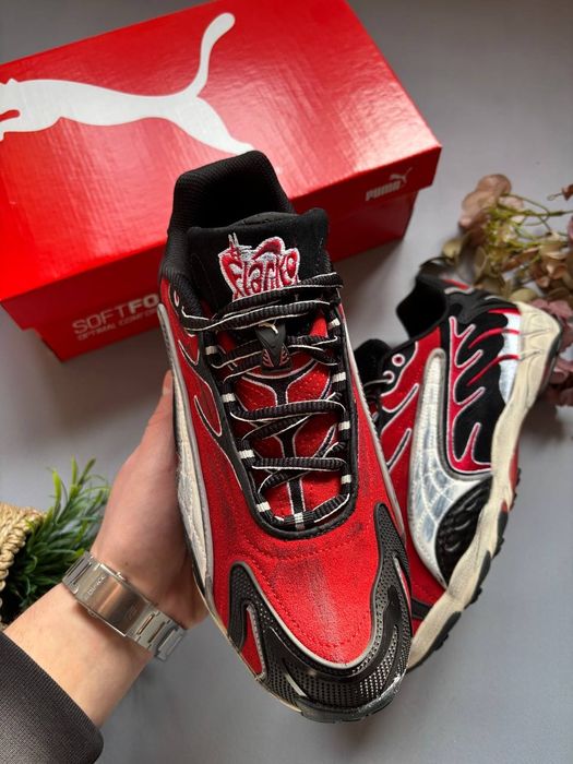 36-45 Puma INHALE x A$AP ROCKY Black Pop Red