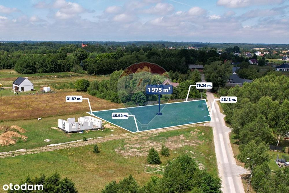 Działka budowlana 1975 m² – Kępa Świeszyńska - Widok 3