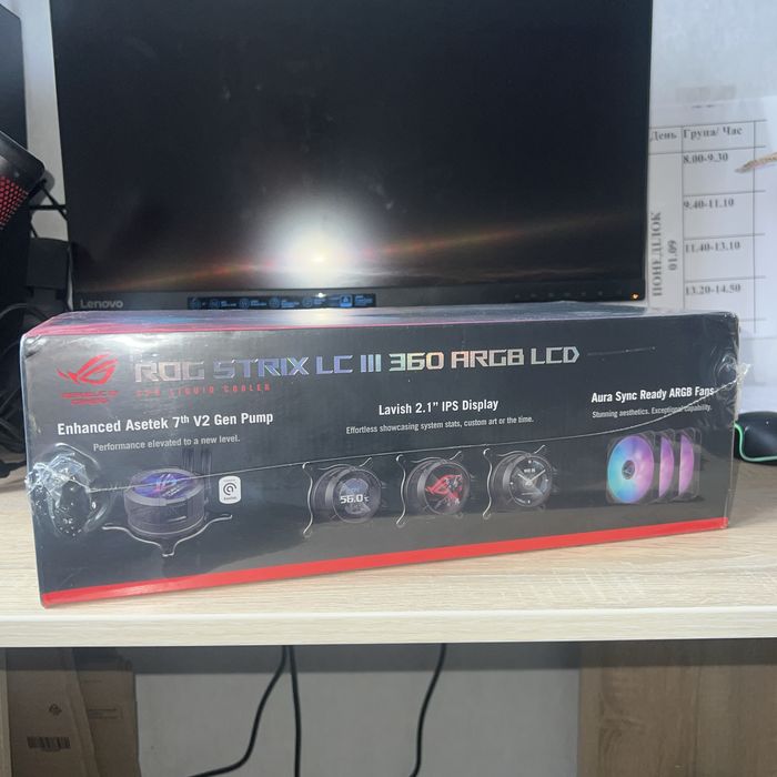 Водяне охолодження ASUS ROG STRIX LC III 360 ARGB LCD