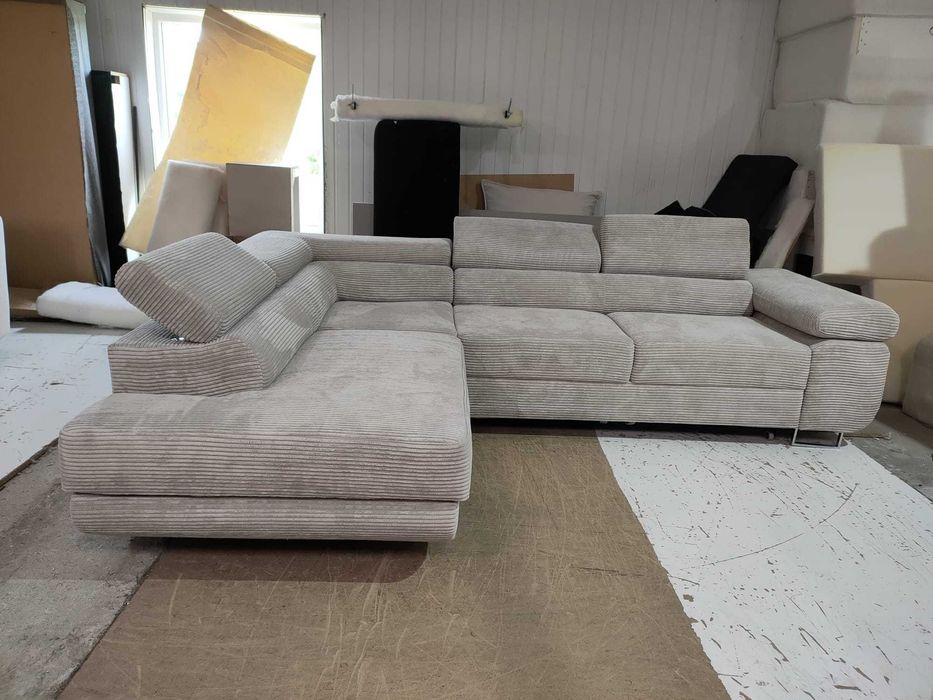 Narożnik regulowane zagłówki, DOSTĘPNY OD RĘKI