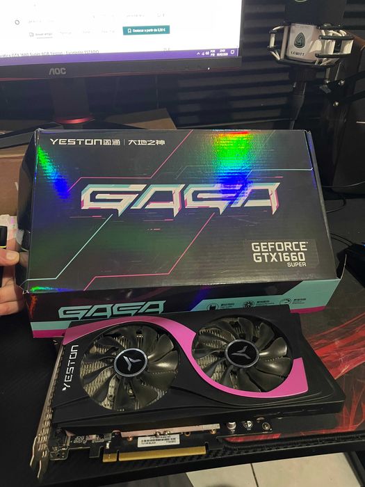Placa gráfica GTX 1660 Super 6GB Yeston - Excelente ESTADO C/ Caixa
