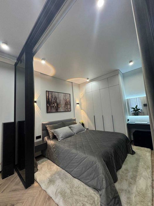 Уютная 1к в Аркадии, проектор.СТИЛЬ. балкон . ЖК Атмосфера. ЕВРОРЕМОНТ