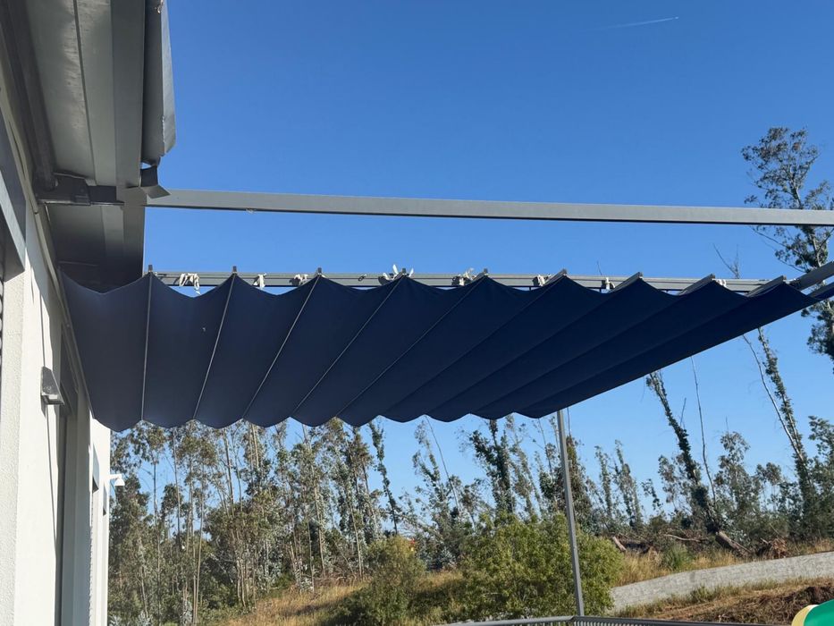 Toldo electrico + motores + estrutura