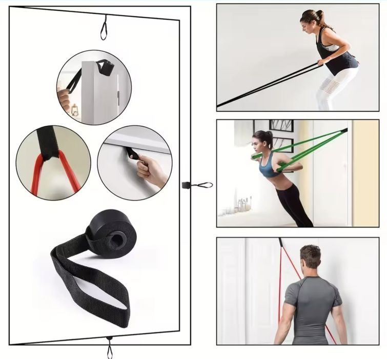 Fita ancoragem elástico porta - Nova Musculação Training Band