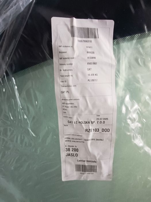 Szyba przednia Ford Custom Tourneo