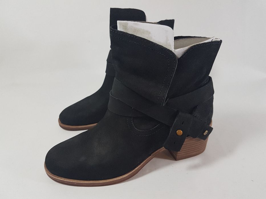 ugg botki DAMSKIE 100 % SKÓRA ROZ 38 nowe czarne