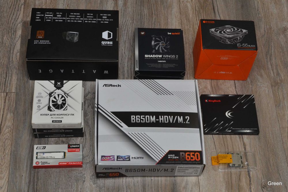 ПК на Ryzen 7500F/7600/8600G/7700/8700G в сборі