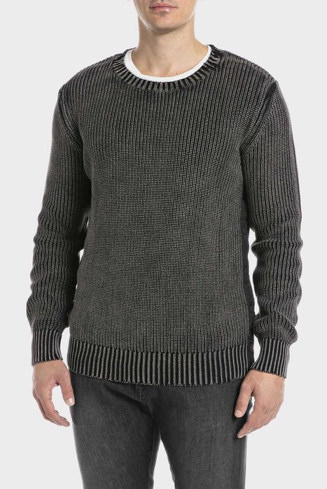 Щільний вʼязаний брендовий светр джемпер Replay Exclusive Knitwear Л