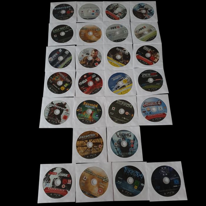 Zestaw gier Playstation 3 gry ps3 cod gra Minecraft nfs rayman fifa ps