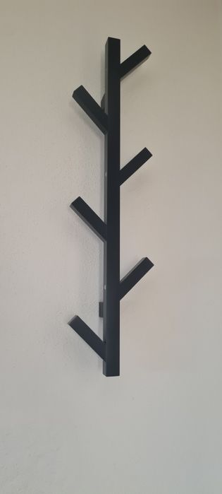 Cabide de parede IKEA – Preto (como novo)