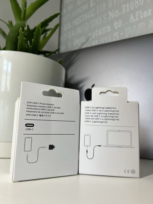 Ładowarka iPhone Kabel Lightning Usb C 1 metr