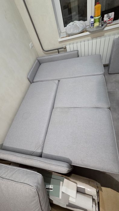 Кутовий (Угловой) диван с 2 нишами , 150*205 спальное, угол меняется