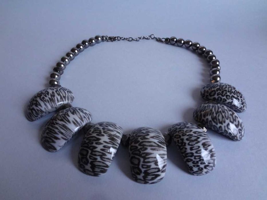 Naszyjnik Perły Muszle imitacja 51cm Vintage UNIKAT!