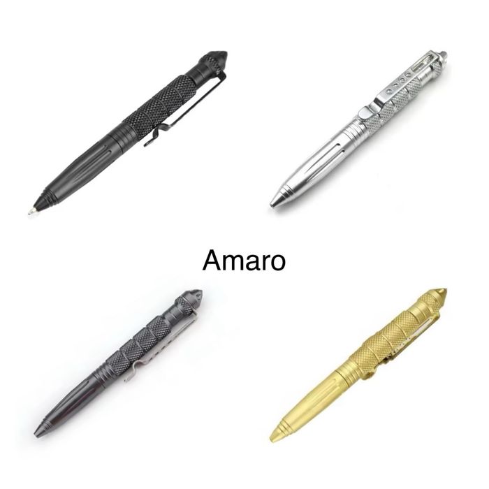 Caneta Tática/Sobrevivência/Militar/EDC/Emergência com Quebra Vidros (4 Cores)|NOVAS