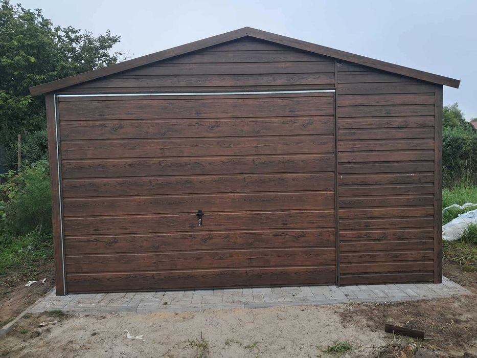 Garaż blaszany schowek domek 4x5 PREMIUM Wzmocniony PROFILEM Producent RATY