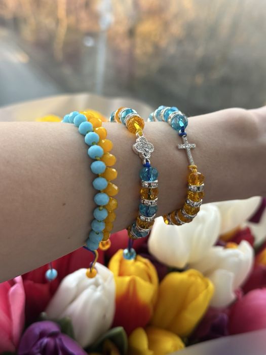 Браслети з чеського хрусталю