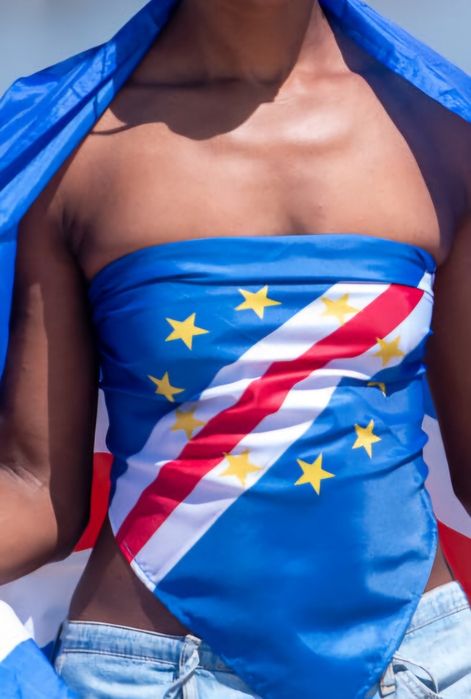 Lenço Bandeira de Cabo Verde