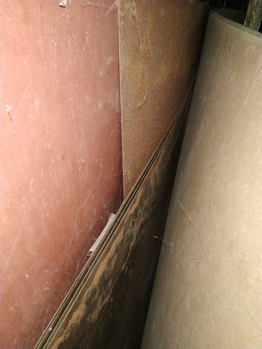 ДВП 122см × 244см - 5шт, лист металу 100см×200см×1мм - 5шт