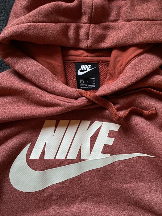 Nike pink różowa bluza z kapturem S