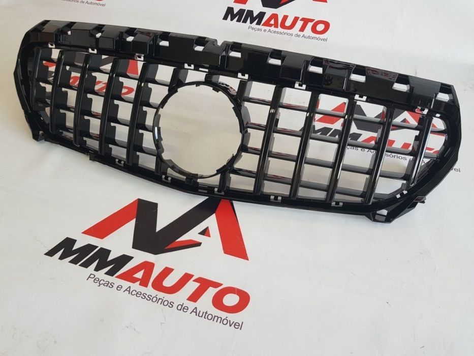 Grelha Frontal Mercedes CLA W117 GTR Panoramica Preta