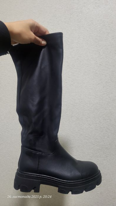 Шкіряні сапоги ботинки 37 черевики  челсі