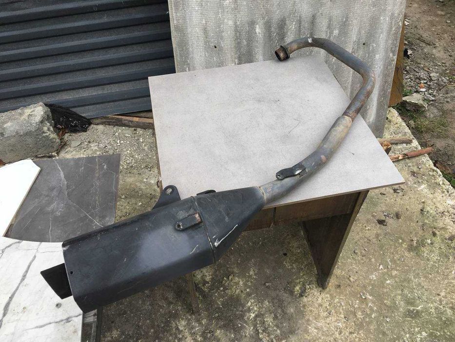 Вихлопна loncin lx250gp, вихлопна система лонсін спорт, loncin lx250gp