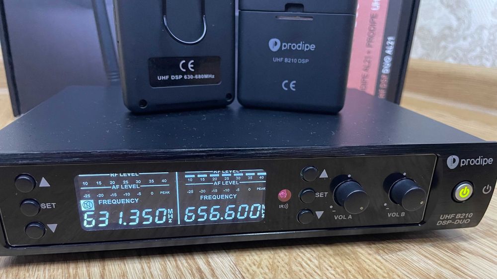Комплект мікрофонів для акордеона ProdipeAL21 + Радіосист UHF DSP Duo