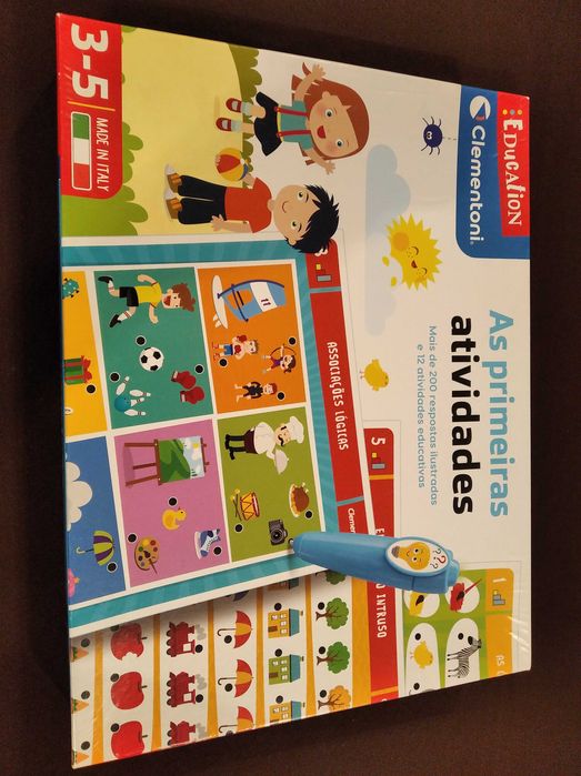 Jogo 'As primeiras atividades', da Clementoni (3-5 anos)