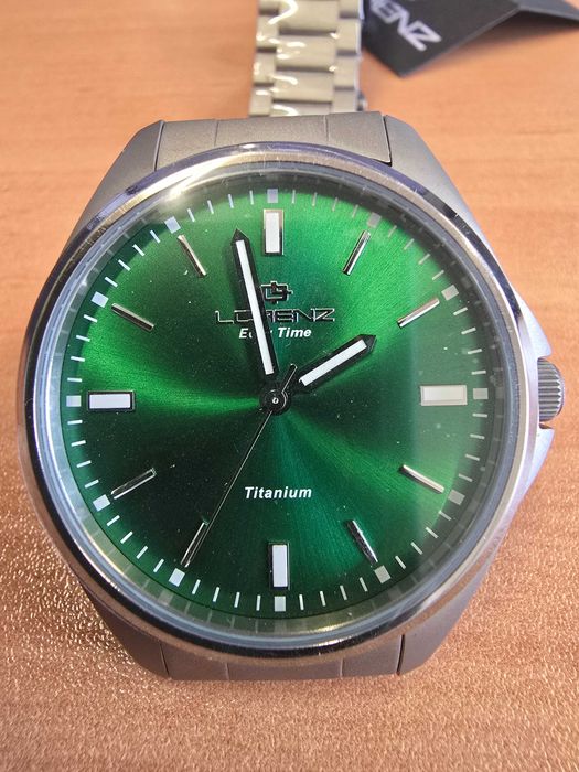 Relógio Lorenz Titanium Homem -100% NOVO, Nunca Usado - Ref. 30236CC - Super Leve