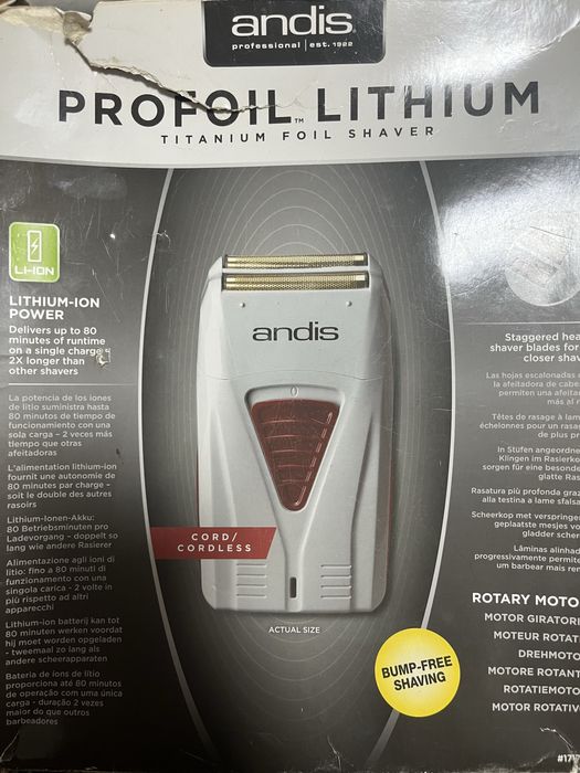 Продам шейвер Andis Pro Foil TS-1