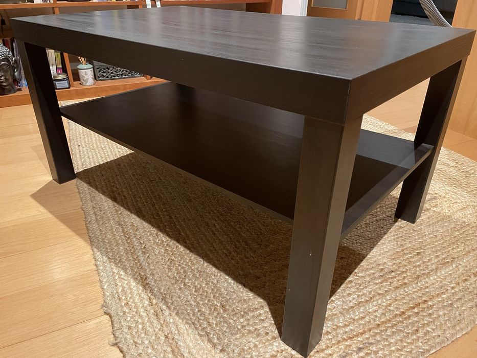 Movél TV ou mesa de centro ikea castanho-preto 90x55x45cm