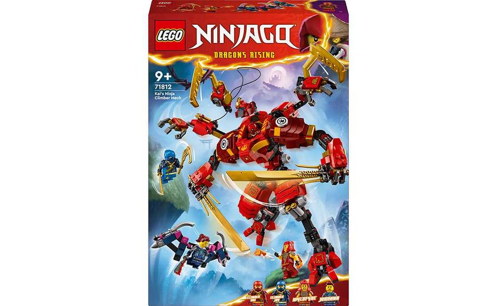 Lego Ninjago 71812 Механический альпинист-ниндзя Кая. В наличии: 4