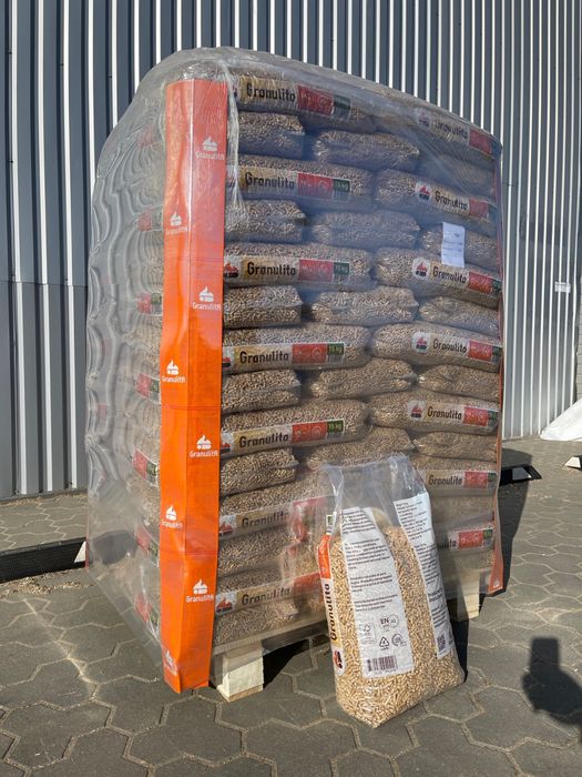 PELLET PREMIUM 6mm A1 Certyfikowany– Paleta 975kg + Gratis Dostawa!