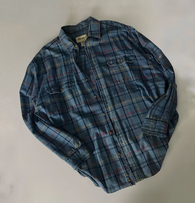 Вінтажна фланелева сорочка Eddie Bauer 90s
