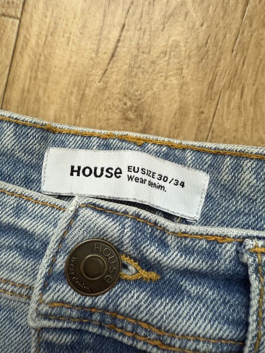 Proste spodnie jeansowe House 30/34 Straight leg