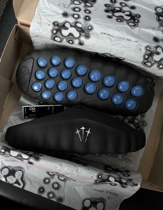 !SALE! Nike Mind 001 Slide x DRAKE’S NOCTA Black Blue 37 38 39 40 41 42 43 44 найк тапочки