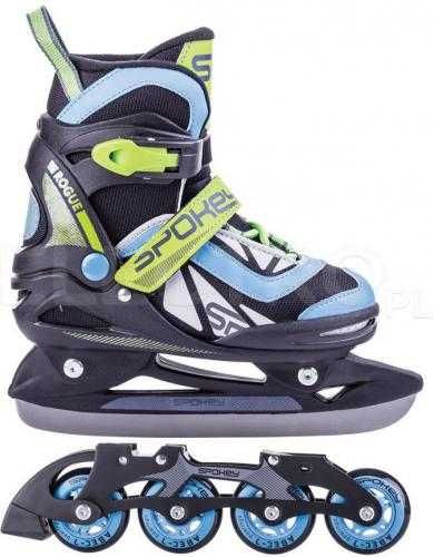 Spokey Rouge L 37 40 regulowane łyżworolki łyżwy rolki 72 mm ABEC-7