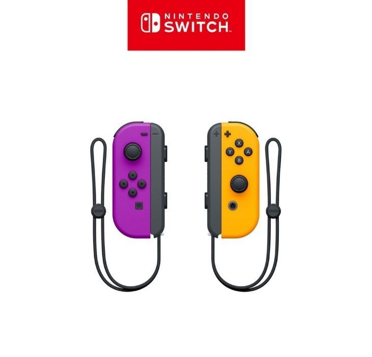 Joy Con Purple/Orange Pomarańcz/Fiolet Nowe Switch