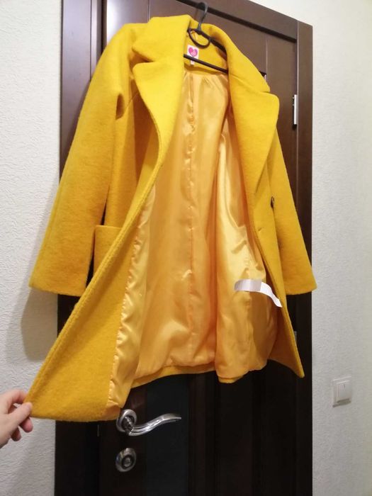 Пальто жіноче із 100% вовни тепле натуральне Турція  р. L-XL