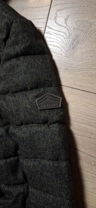 Kurtka damska Superdry Fuji Jacket, pikowana, ocieplana, logo, premium