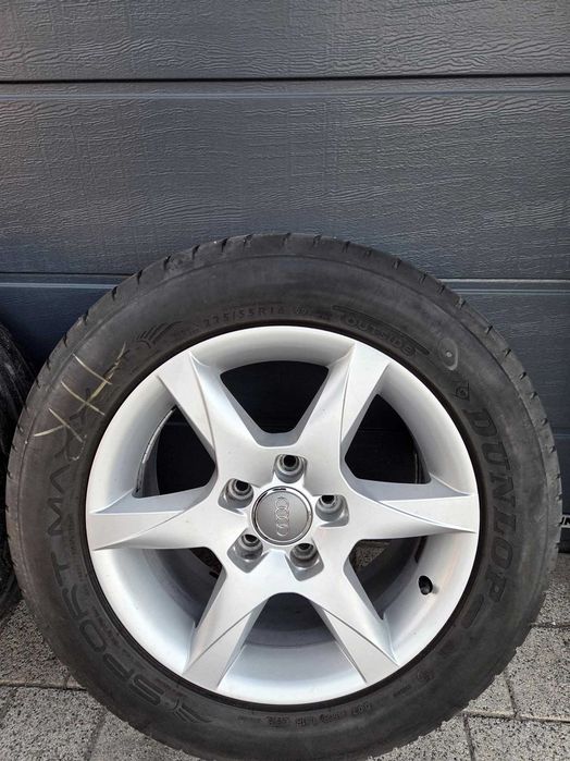 Koła Audi A4 A5 A6 Alufelgi opony letnie  Dunlop 225/55 R16