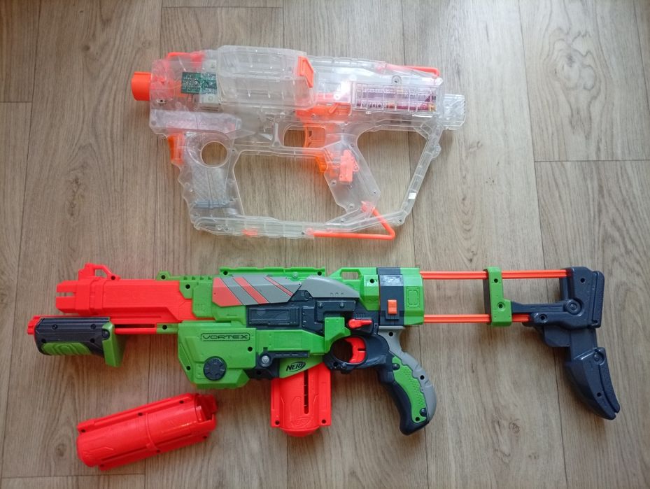 Бластер Nerf Modulus Ghost Ops Evader /Nerf Vortex Praxis Blaster