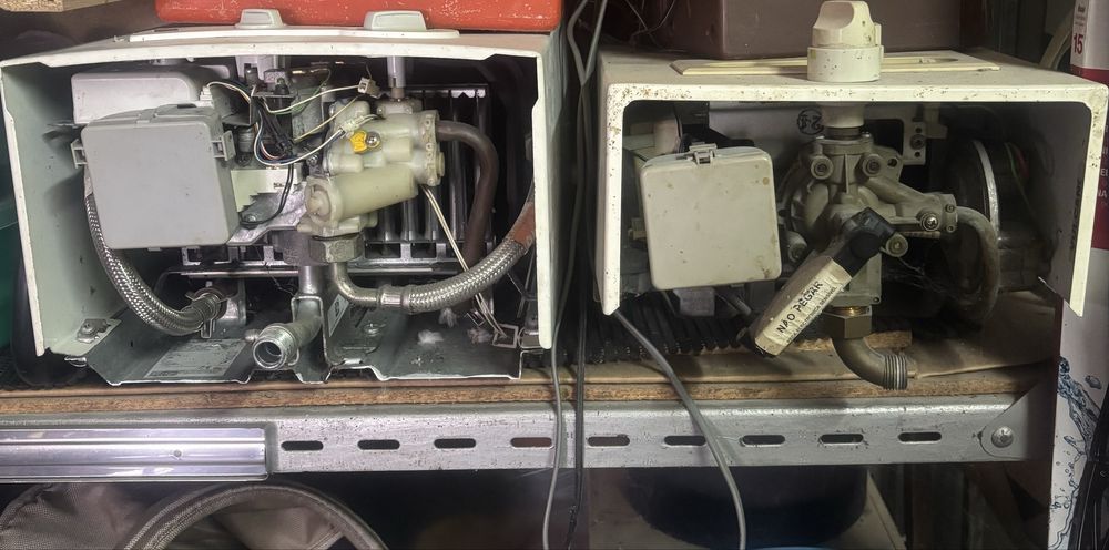 3 esquentadores a funcionar